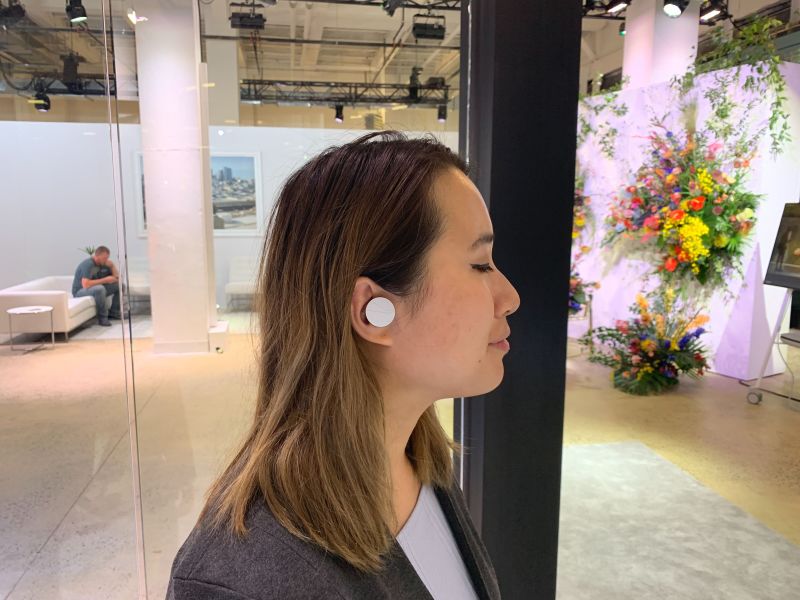 Microsoft s Surface Earbuds is a pricey strange looking AirPods