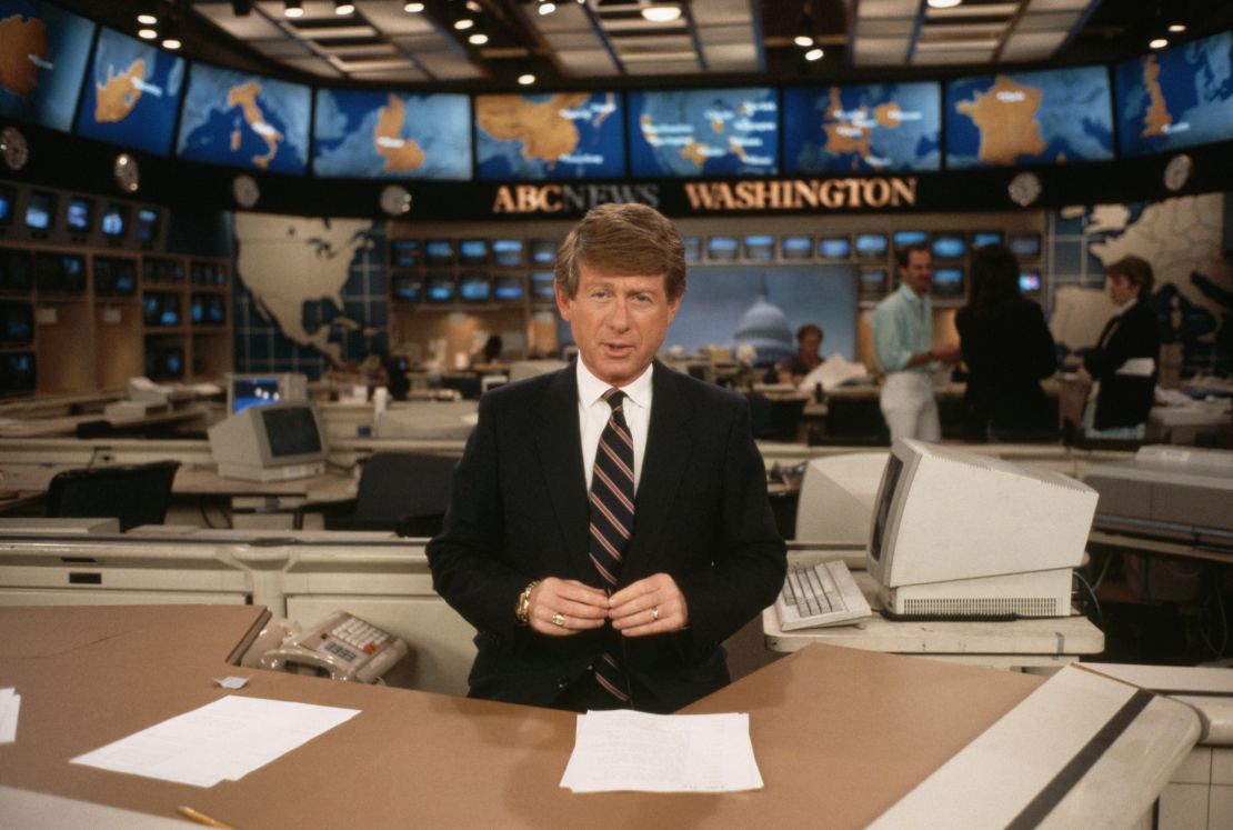 Ted Koppel hosted ABC's "Nightline" from 1980 to 2005.