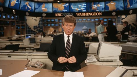 Ted Koppel hosted ABC's "Nightline" from 1980 to 2005. 