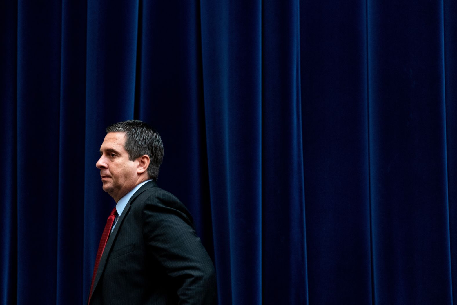 US Rep. Devin Nunes, a Republican and the ranking member of the House Intelligence Committee, attends the Maguire hearing on September 26. <a href="https://www.cnn.com/politics/live-news/whistleblower-complaint-impeachment-inquiry/h_70ea414354a087a424dd9f8627f140e6" target="_blank">During his opening remarks,</a> Nunes said the whistleblower complaint "relied on hearsay evidence."