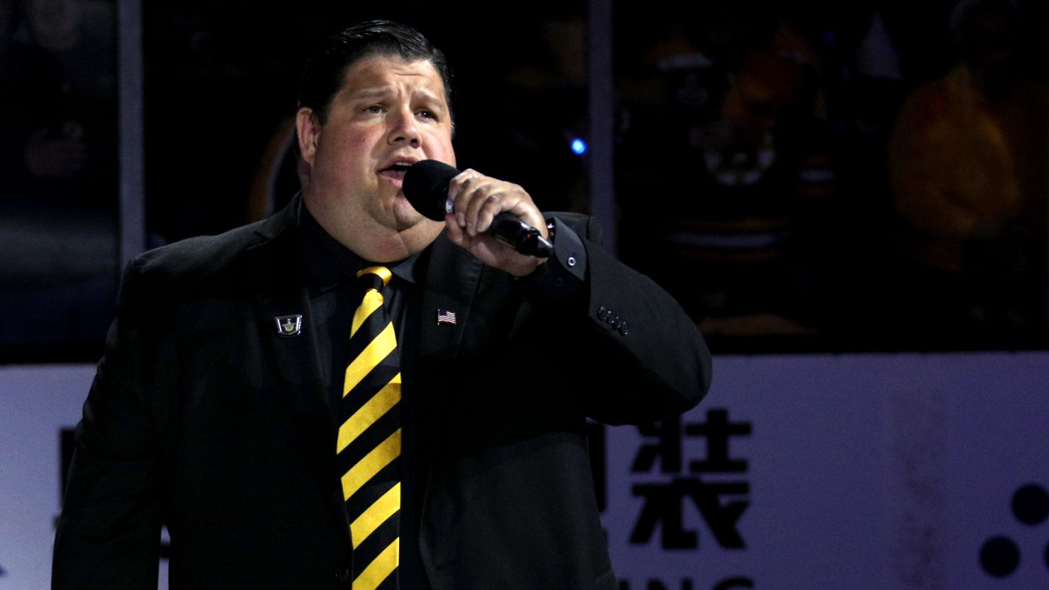 Todd Angilly is now the official national anthem singer for the Boston Bruins. 