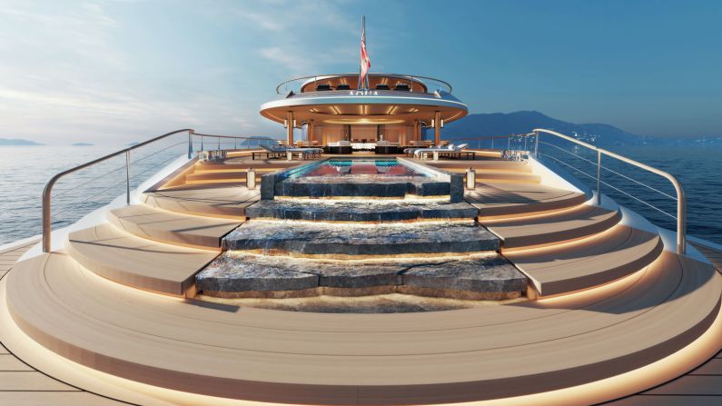 <strong>Groundbreaking concept:</strong> "For development of Aqua we took inspiration from the lifestyle of a discerning, forward-looking owner, the fluid versatility of water and cutting-edge technology, to combine this in a 112-meter superyacht with truly innovative features," says designer Sander Sinot.