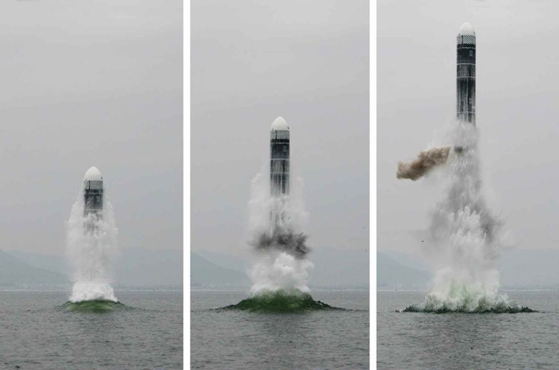 North Korea says it test fired a new type of a submarine-launched ballistic missile (SLBM) on Wednesday, the country's state news agency KCNA reported Thursday morning.