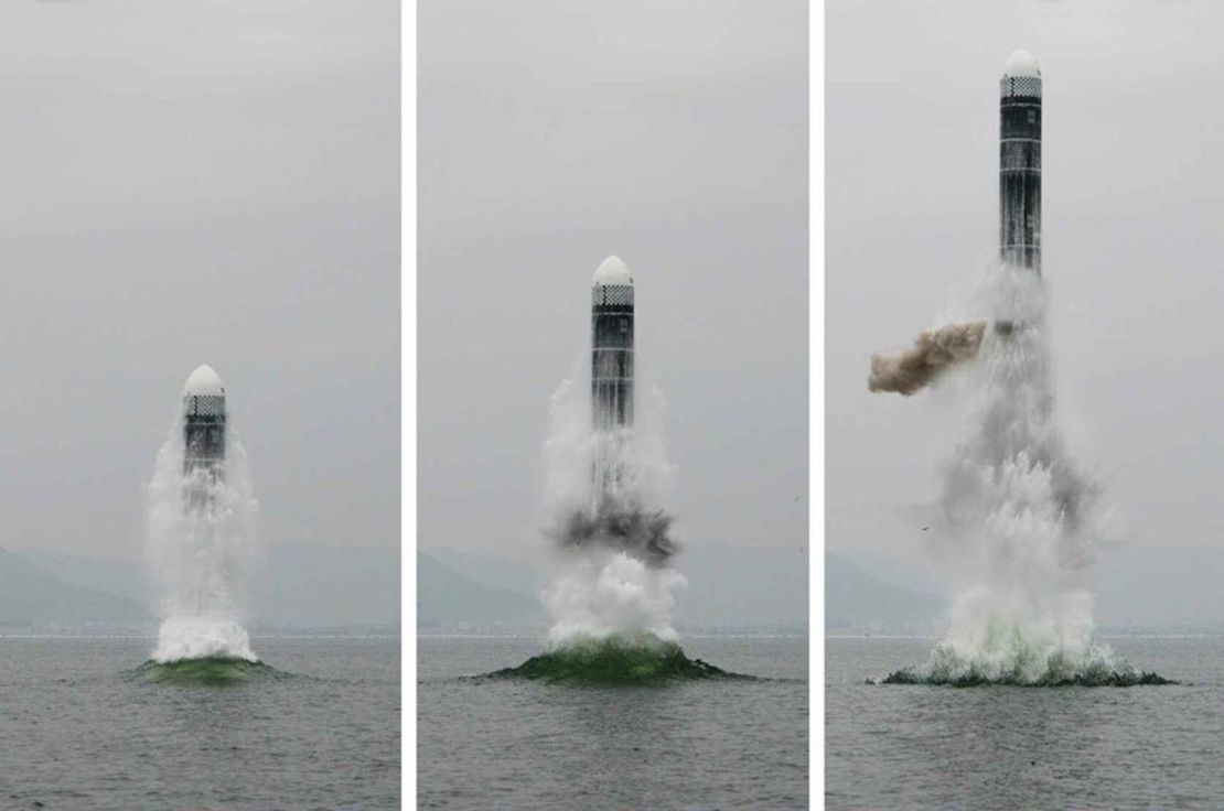 North Korea says it test fired a new type of a submarine-launched ballistic missile (SLBM) on Wednesday, the country's state-run KCNA reported Thursday morning. 