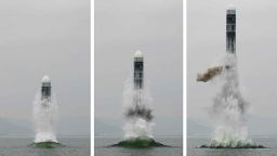 North Korea says it test fired a new type of a submarine-launched ballistic missile (SLBM) on Wednesday, the countryís state news agency KCNA reported Thursday morning (local). KCNA reported the new-type of SLBM was a ìPukguksong-3.îìThe new-type ballistic missile was fired in vertical mode,î KCNA reported. The agency added, ìThe test-firing scientifically and technically confirmed the key tactical and technical indexes of the newly-designed ballistic missile and had no adverse impact on the security of neighboring countries.î