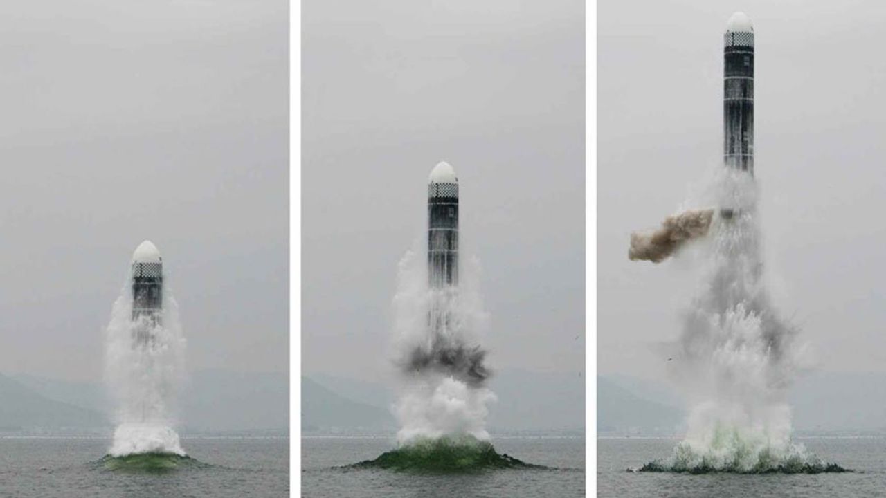 North Korea says it test fired a new type of a submarine-launched ballistic missile (SLBM) on Wednesday, the country's state news agency KCNA reported Thursday morning.
