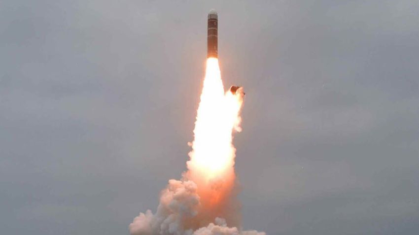 North Korea says it test fired a new type of a submarine-launched ballistic missile (SLBM) on Wednesday, the countryís state news agency KCNA reported Thursday morning (local). KCNA reported the new-type of SLBM was a ìPukguksong-3.îìThe new-type ballistic missile was fired in vertical mode,î KCNA reported. The agency added, ìThe test-firing scientifically and technically confirmed the key tactical and technical indexes of the newly-designed ballistic missile and had no adverse impact on the security of neighboring countries.î