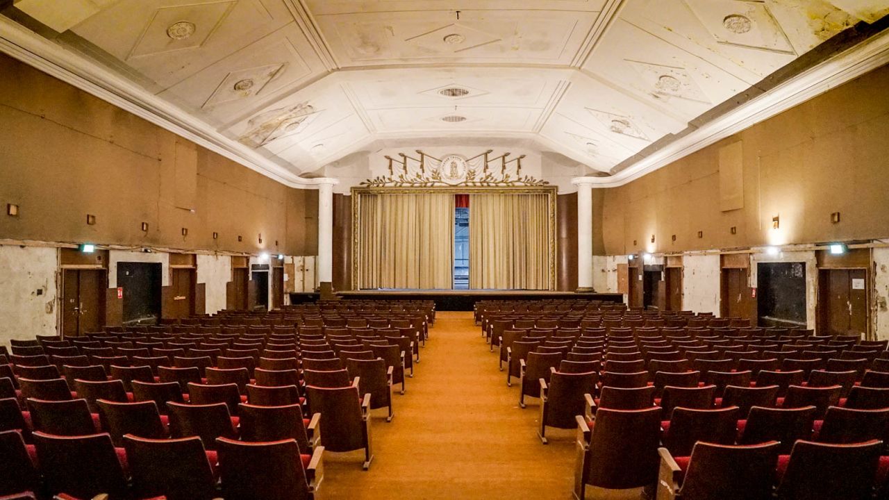 The theater where Soviet officers once enjoyed entertainment from the motherland.