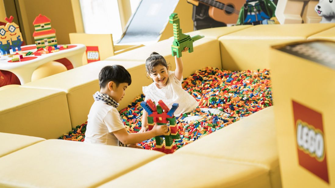 <strong>Four Seasons Hotel: </strong>Four Seasons Hotel Seoul partnered with Lego to create the world's first Lego-themed hotel kids' lounge -- complete with a brick pool, graffiti wall and a race track. 