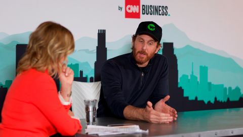 CNN Business's Chief Business Correspondent Christine Romans spoke with Beyond Meat CEO Ethan Brown during a private event in Los Angeles. 