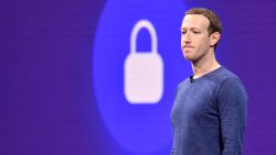 Facebook CEO Mark Zuckerberg speaks during the annual F8 summit at the San Jose McEnery Convention Center in San Jose, California on May 1, 2018. (Photo by JOSH EDELSON / AFP)        (Photo credit should read JOSH EDELSON/AFP/Getty Images)