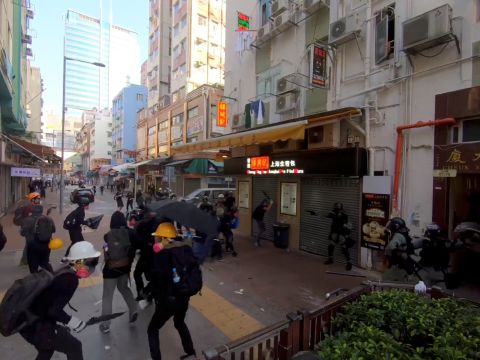 A young protester was shot Tuesday, October 1, as violent protests erupted across Hong Kong on the 70th anniversary of the People's Republic of China. The incident marked a major escalation in violence that could galvanize the protest movement in Hong Kong.