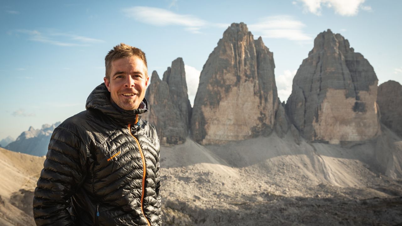 Dani Arnold set the speed record for climbing the Cima Grande.