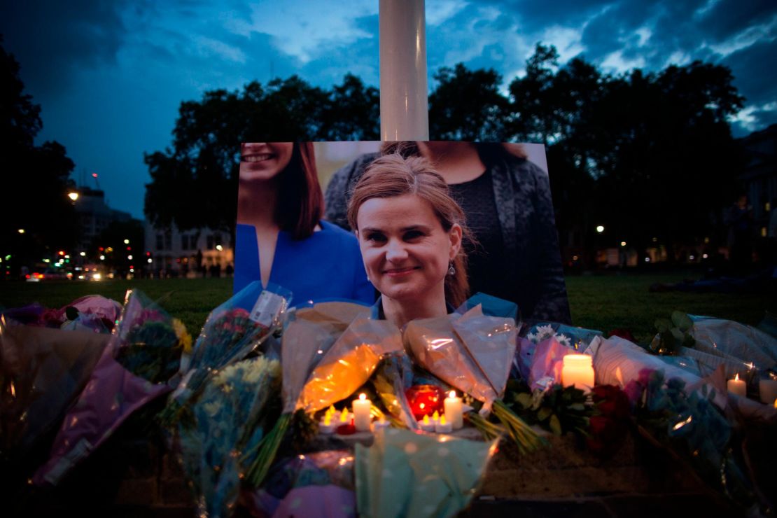 Jo Cox, 41, was shot and stabbed in her constituicency.