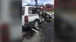 A Florida mother had her children unbuckle their seatbelts before purposefully driving a van into a tree in Ocala, Florida on Wednesday, police say.According to Ocala police, a white Pontiac minivan driven by Calicia Williams crashed into a tree injuring Williams and her four children.