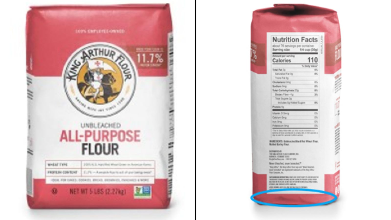 King Arthur Flour recalls some Unbleached All-Purpose Flour ...