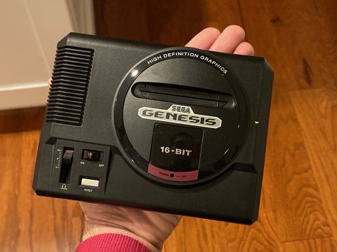 <a href="https://amzn.to/2PiUGaT" target="_blank" target="_blank"><strong>Sega Genesis Mini ($77.95; amazon.com):</strong></a><br />We liked the latest retro mini console (that's nostalgia-fueled) when it launched in September. It still holds strong. The Sega Genesis Mini gives you access to "Sonic Pinball," "Mega Man," "Sonic the Hedgehog" and "Tetris," among many other titles. In fact, you get over 40 titles out of the box. Plus, Sega includes two controllers with long cords and an HDMI connector.