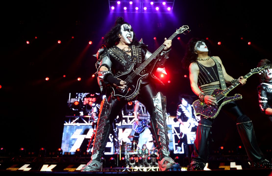 Iconic rockers Gene Simmons (left) and Paul Stanley (right) of Kiss are well known for over-the-top performances.