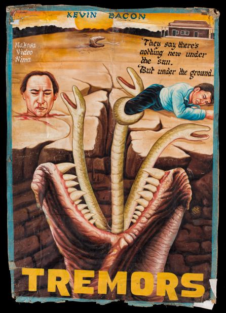 A Makosa Video Club poster for Kevin Bacon's 1990 classic "Tremors."