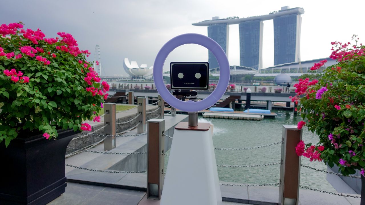 Selfiebot makings it Asian debut in Singapore.