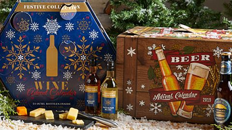 Stress of the holidays got you down? Aldi's offering 24 days of wine, beer, cheese and chocolate to take the edge off. 