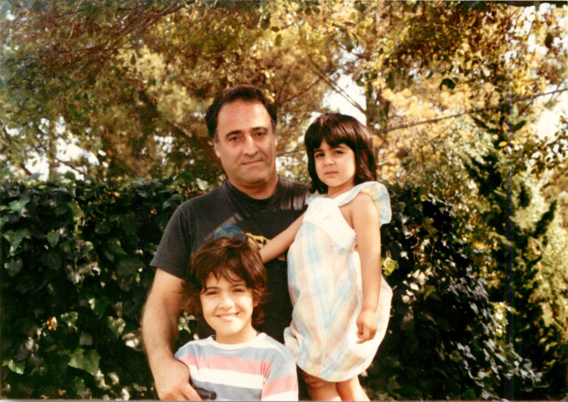 Shirzad Bozorgmehr with nephew Bob and niece Bebe