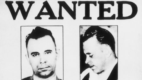 An FBI wanted poster from 1934 offering a $10,000 reward for the capture of John Dillinger.