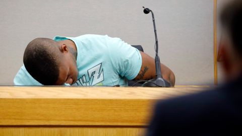 Brown was emotional while testifying because he feared gun violence, an attorney said. 