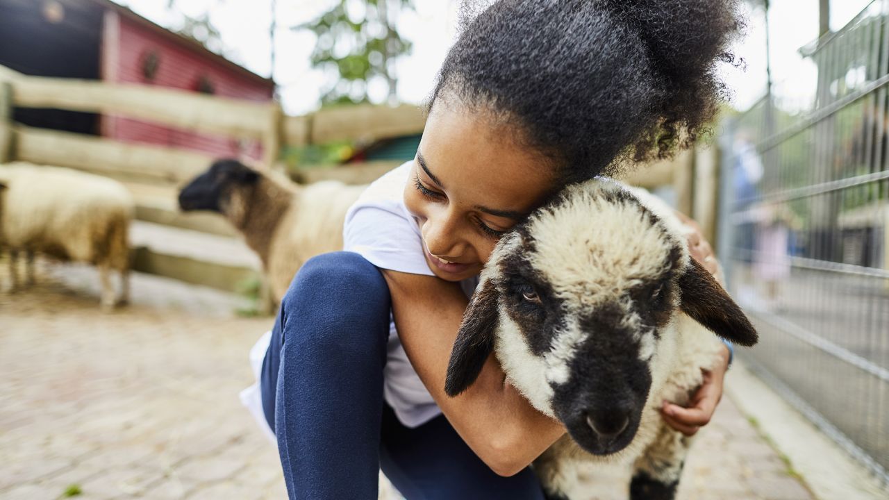 Children who grow up around farm animals, dogs or cats typically have stronger immune systems and a reduced risk of developing eczema.