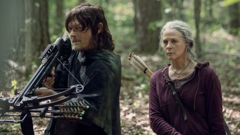 Norman Reedus and Melissa McBride, seen in the season 10 premiere of "The Walking Dead," will lead a new series for AMC after the conclusion of the original show. 