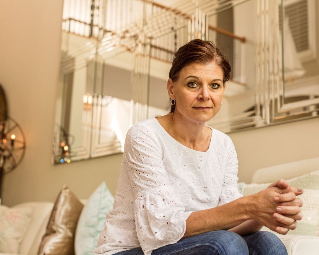 Jennifer Elmore photographed in her home last year.