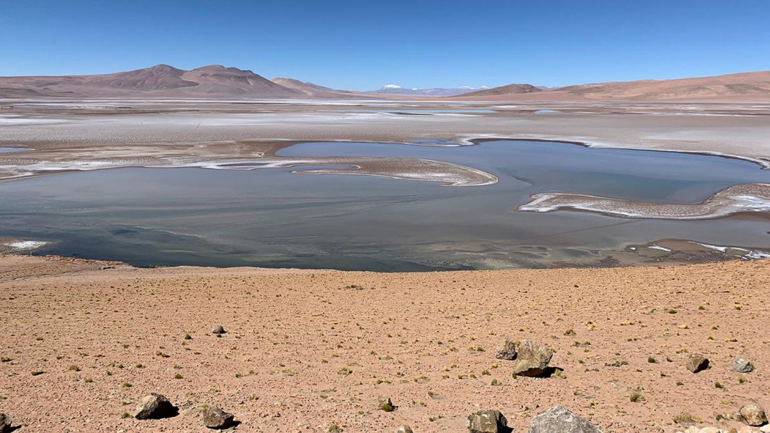 The Quisquiro salt flats in Altiplano, South America, which scientists believe resemble Mars' ancient lakes.