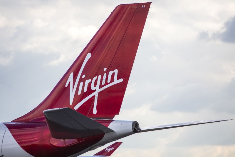 A woman received harassing messages on the in-flight messaging system on Virgin Atlantic plane