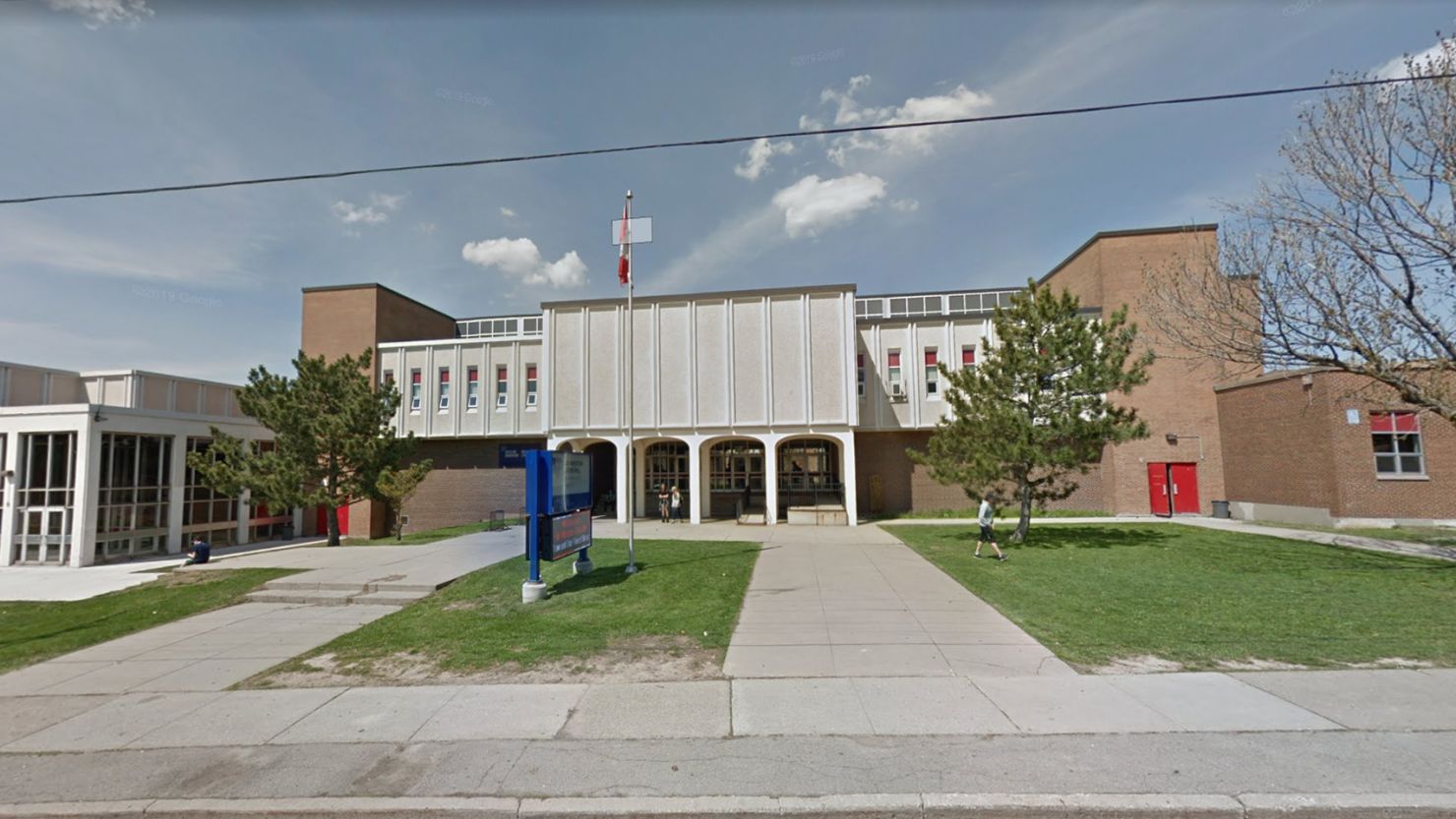 A 14-year-old boy was stabbed to death outside Sir Winston Churchill Secondary School in Hamilton, Ontario, Canada Monday.