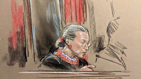 Justice Ruth Bader Ginsburg on October 8, 2019.