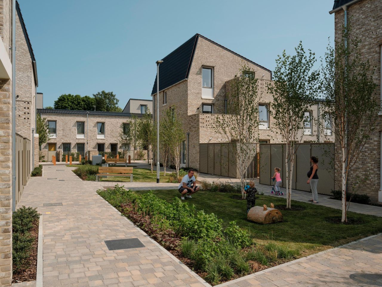 Goldsmith Street is made up of almost 100 ultra-low-energy homes.