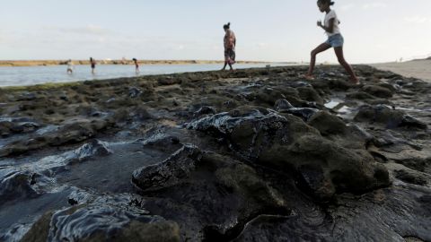 Brazil's navy and the state-controlled oil company Petrobas concluded that the oil was produced abroad.