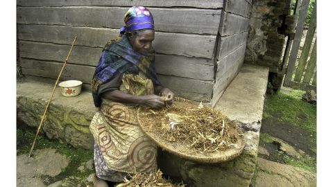 "Grandmother working" by Gadi. Age 20, 2011.