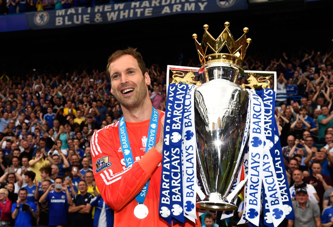 Petr Cech won four Premier League titles with Chelsea.