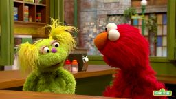 "Sesame Street" is addressing the grown-up issue of drug addiction as part of a new initiative.
They have posted a string of videos in which Karli the Muppet talks with her friends about her mother's problem and recovery.
Karli was introduced in May and we did a story about her being a foster child.
