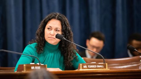 Democratic Rep. Xochitl Torres Small of New Mexico questions the Homeland Security secretary in March 2019.