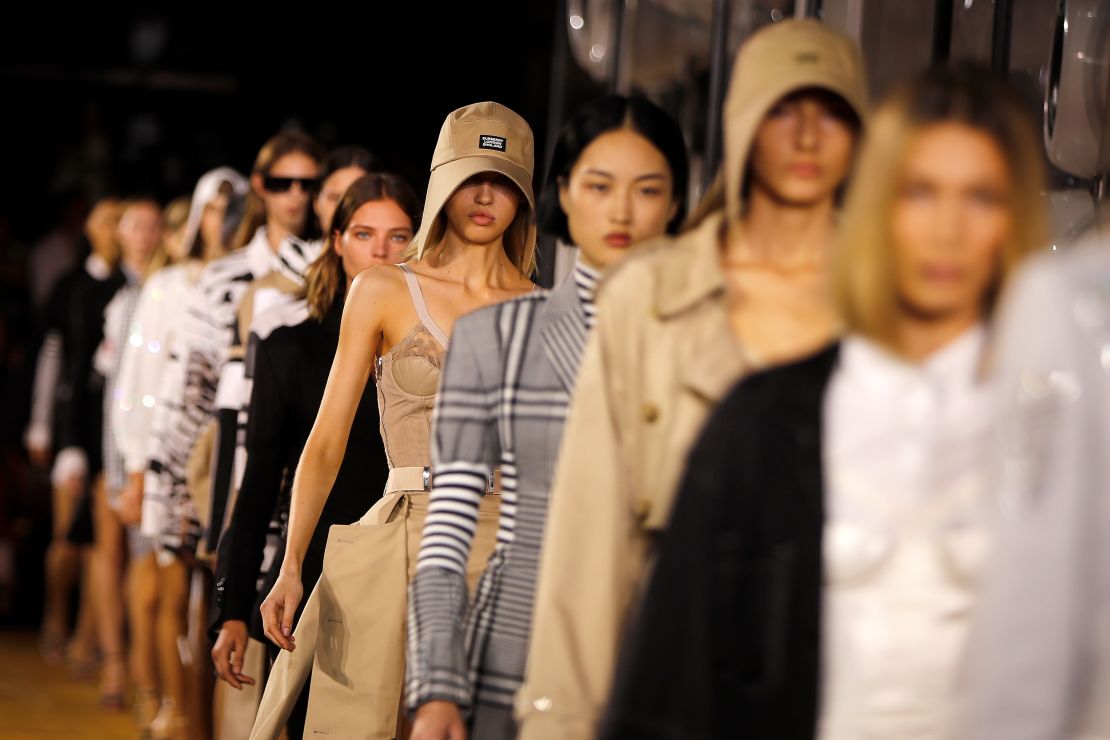 Burberry staged a carbon neutral show at London Fashion Week, following Gabriela Hearst's first in New York.