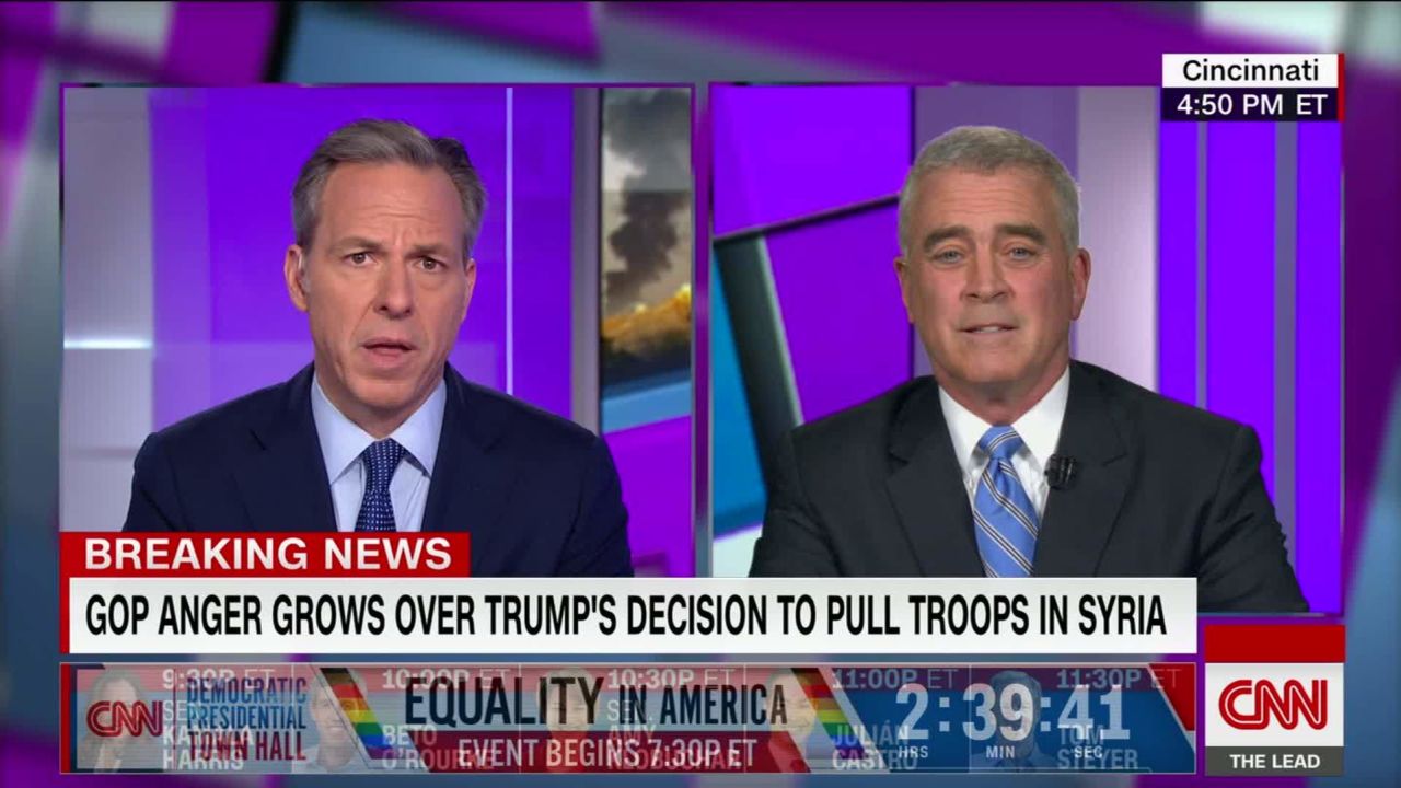 GOP Rep, Iraq vet Wenstrup: Trump turned his back on Kurds | CNN