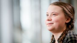 [ONLY USE IF SHE WINS NOBEL PEACE PRIZE PLS]
Visit of Greta THUNBERG - Swedish climate activist - Interview
04.16.2019