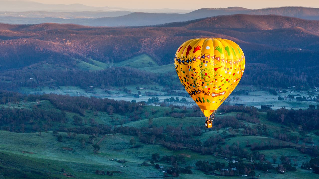 <strong>Yarra Valley: </strong>Ferns, forests and more are visible from a hot air balloon over this popular Victoria destination.