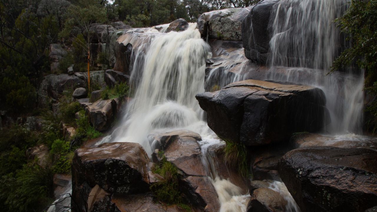 <strong>Gibraltar Falls:</strong> Inside Namadgi National Park, part of Australian Capital Territory, these falls have a dramatic 50-meter (about 165 feet) drop.