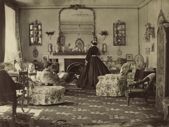 "Interior of Room" (1862) by Viscountess Jocelyn. Scroll through the gallery to see more early images from the exhibition. 
