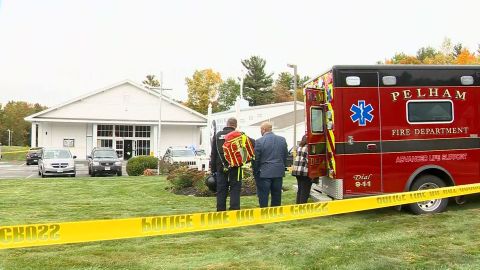 Two people were shot when a gunman opened fire during a wedding at New England Pentecostal Ministries in Pelham, New Hampshire on Saturday, October 12, police said.