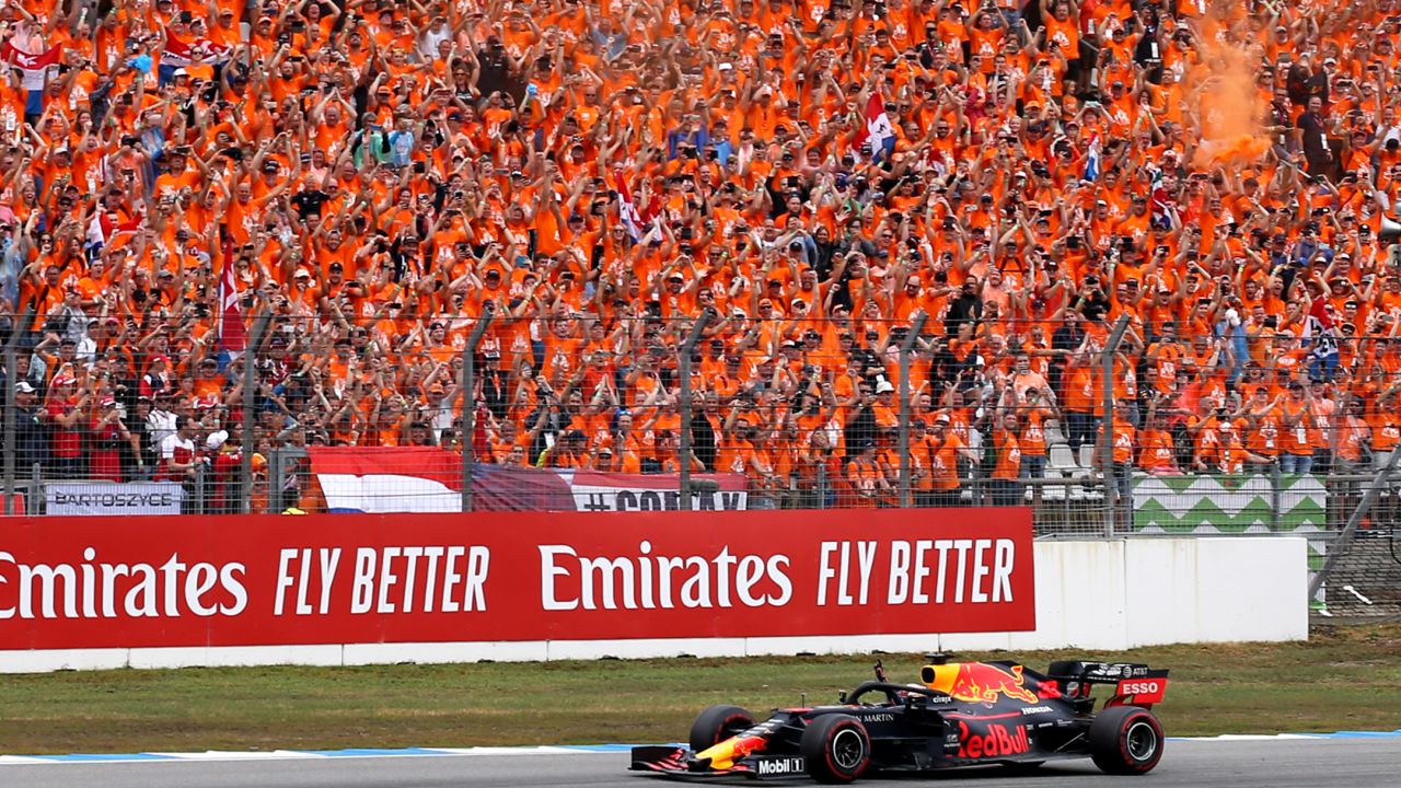 The 'Orange Army', as the Dutch sports fans are known, are vociferous supporters of Mac Verstappen.
