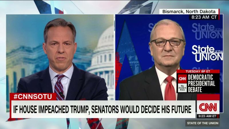 Tapper presses GOP Senator on impeachment | CNN Politics